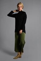 Hijab clothing BLACK SHIRT-COLLAR BLOUSE 27201 