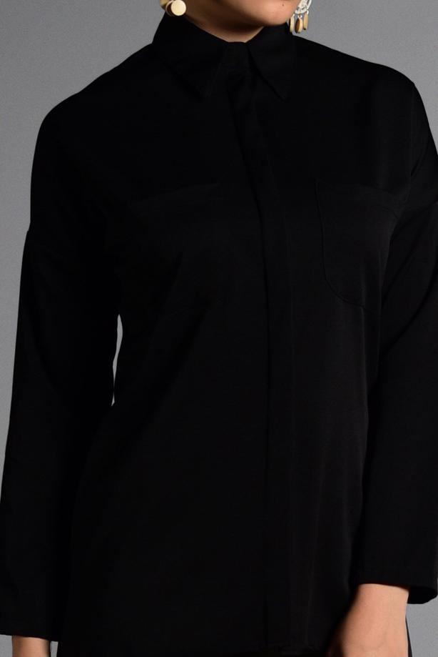 Vêtements hijab  SHIRT-COLLAR BLOUSE 27201  - TRENDTESETTÜR