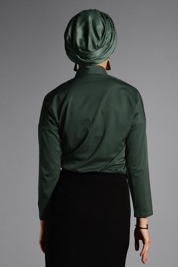 Vêtements hijab  SHIRT-COLLAR BLOUSE 27201  - TRENDTESETTÜR