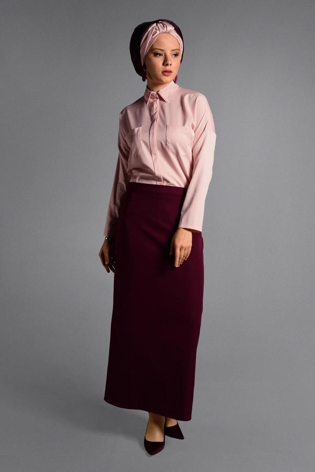 Vêtements hijab  SHIRT-COLLAR BLOUSE 27201  - TRENDTESETTÜR