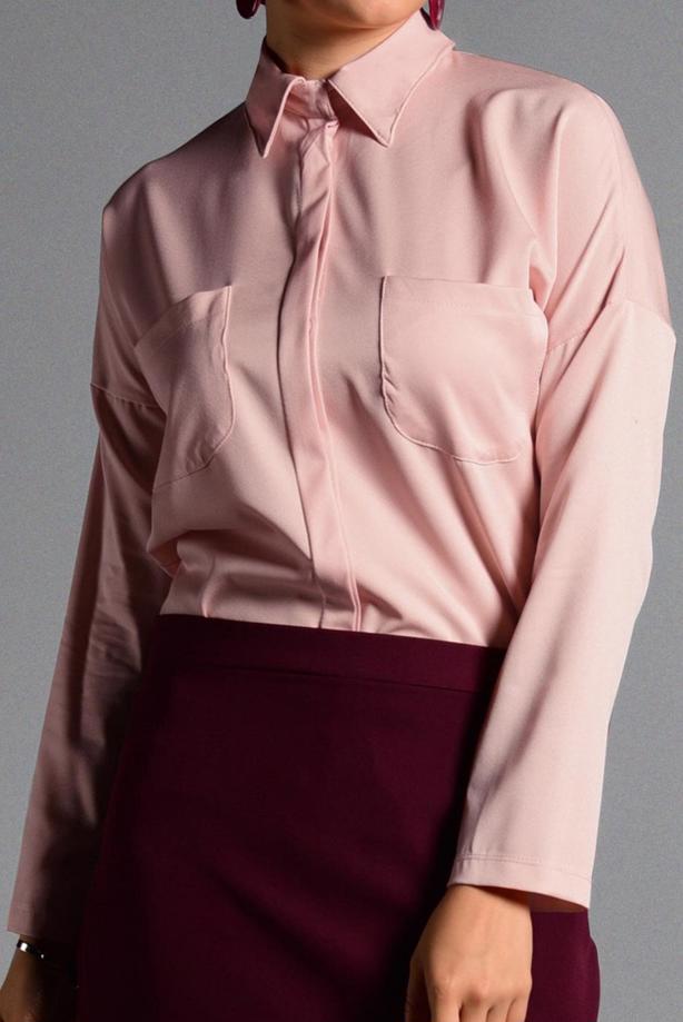 Vêtements hijab  SHIRT-COLLAR BLOUSE 27201  - TRENDTESETTÜR