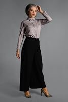 Vêtements hijab BEIGE CHEMISIER AVEC POCHES 27201 