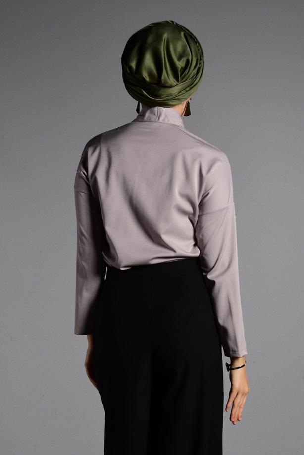 Vêtements hijab  SHIRT-COLLAR BLOUSE 27201  - TRENDTESETTÜR