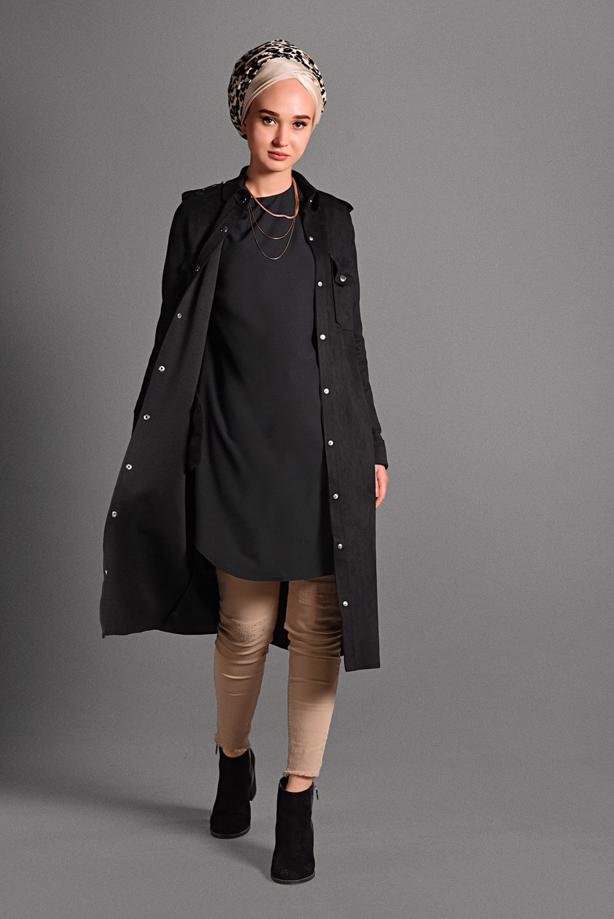Hijab clothing  SUEDE JACKET 0408  - TRENDTESETTÜR