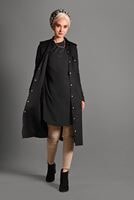 Hijab clothing BLACK SUEDE JACKET 0408 