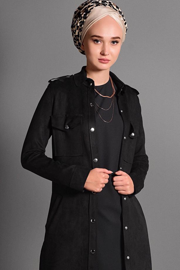 Hijab clothing  SUEDE JACKET 0408  - TRENDTESETTÜR