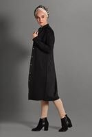 Hijab clothing BLACK SUEDE JACKET 0408 