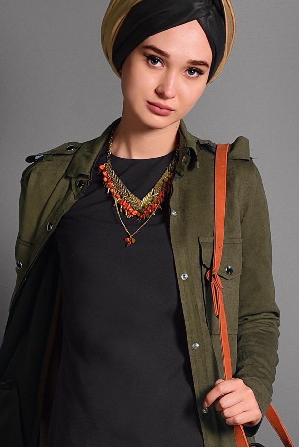Hijab clothing  SUEDE JACKET 0408  - TRENDTESETTÜR