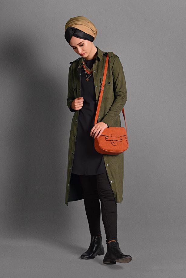 Hijab clothing  SUEDE JACKET 0408  - TRENDTESETTÜR