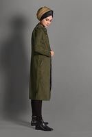 Hijab clothing KHAKI SUEDE JACKET 0408 