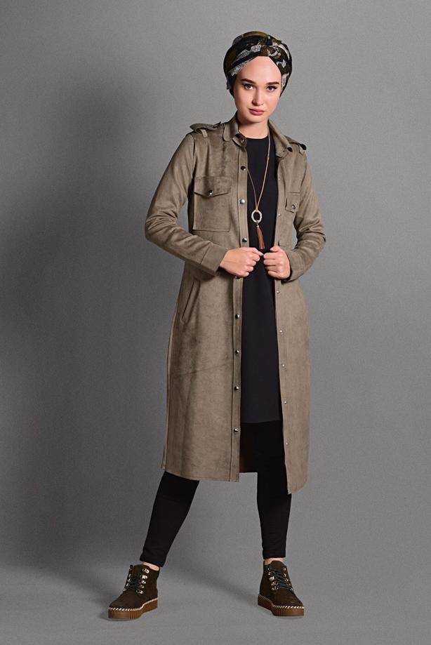 Vêtements hijab  SUEDE JACKET 0408  - TRENDTESETTÜR