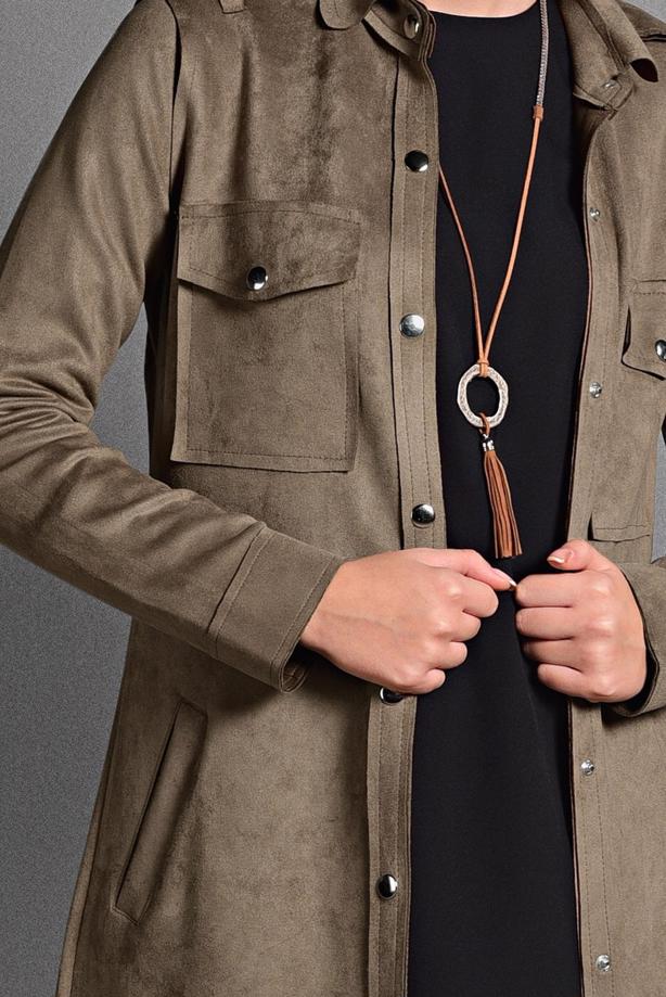Vêtements hijab  SUEDE JACKET 0408  - TRENDTESETTÜR