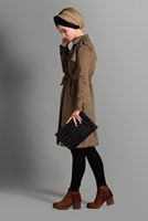 Tesettür giyim KAHVE KLASİK KESİM SÜET CEKET 673