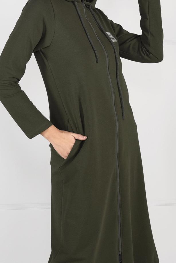 Tesettür giyim  FERMUARLI SPOR CEKET T 0841 - TRENDTESETTÜR