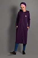 Vêtements hijab PRUNE JAQUETTE ZIPPÉE 0841