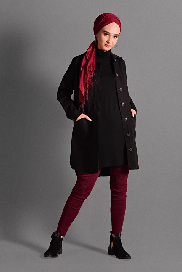 Vêtements hijab  DENIM JACKET 1187  - TRENDTESETTÜR