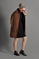 Tesettür giyim TABA DÜĞME DETAYLI DENİM CEKET 1187 