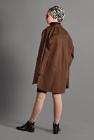 Tesettür giyim TABA DÜĞME DETAYLI DENİM CEKET 1187 