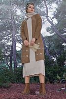 Vêtements hijab TABA VESTE EN DAIM DÉTAILLÉ ŒILLETS 1418