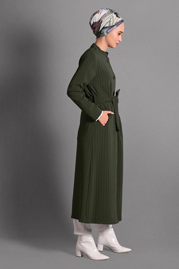 Vêtements hijab  STRIPPED JACKET 3535 - TRENDTESETTÜR