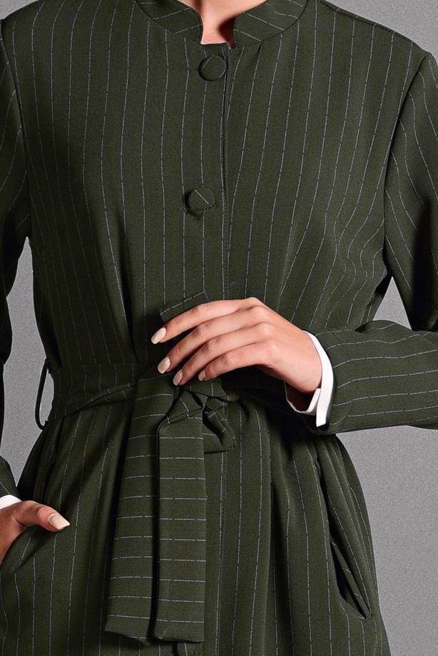 Vêtements hijab  STRIPPED JACKET 3535 - TRENDTESETTÜR