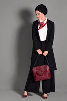 Tesettür giyim SİYAH DÜĞMELİ CEP DETAYLI CEKET 4800 