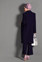 Tesettür giyim MOR DÜĞMELİ CEP DETAYLI CEKET 4800 