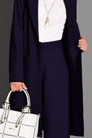 Tesettür giyim MOR DÜĞMELİ CEP DETAYLI CEKET 4800 