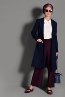 Tesettür giyim LACİVERT DÜĞMELİ CEP DETAYLI CEKET 4800 