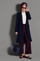 Tesettür giyim LACİVERT DÜĞMELİ CEP DETAYLI CEKET 4800 