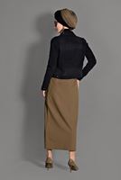 Tesettür giyim SİYAH DENİM CEKET 4805 