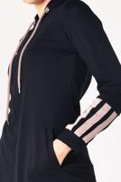 Tesettür giyim LACİVERT ÇİZGİ DETAYLI SPOR CEKET 5028 