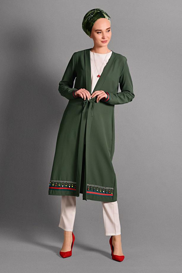 Vêtements hijab  BEADED JACKET 6435  - TRENDTESETTÜR