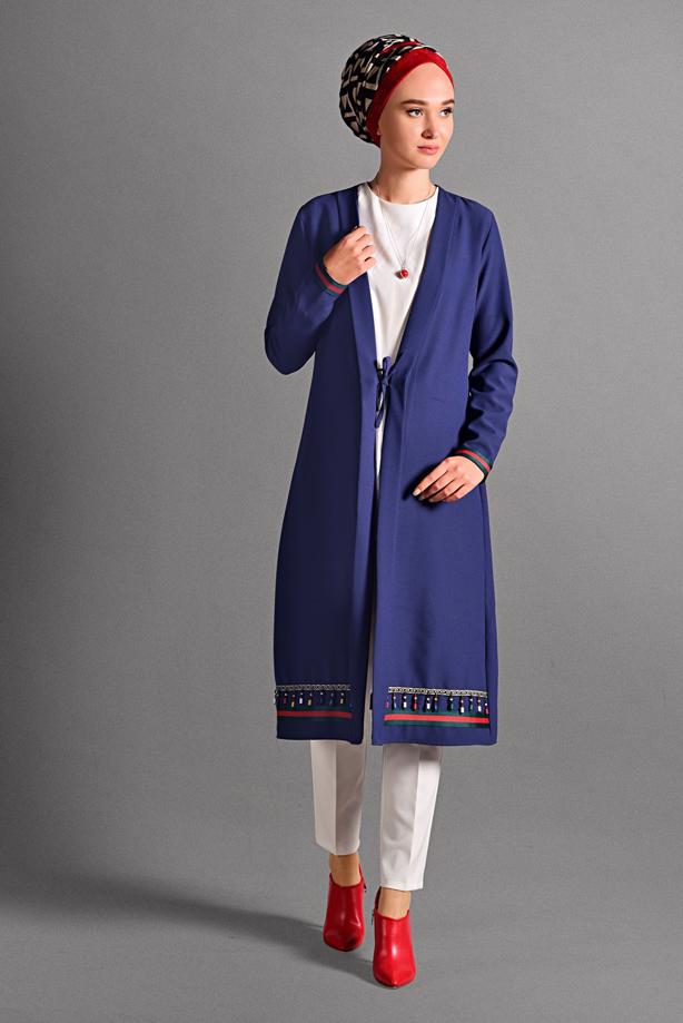 Vêtements hijab  BEADED JACKET 6435  - TRENDTESETTÜR