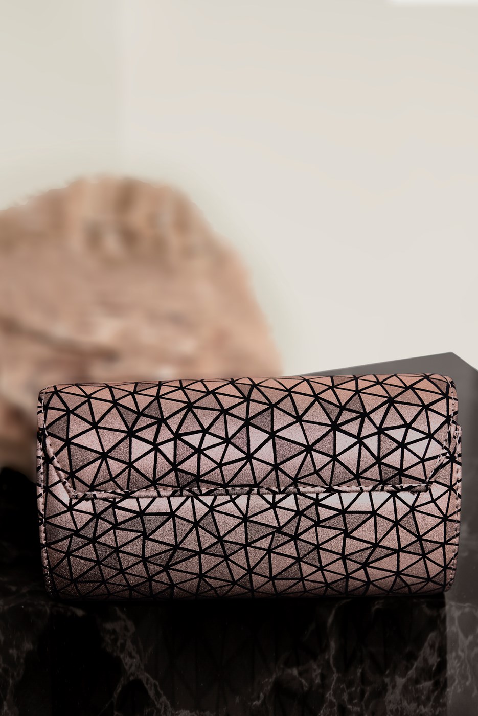 Tesettür giyim BEJ ALVİNA ABİYE ÇANTA 09 