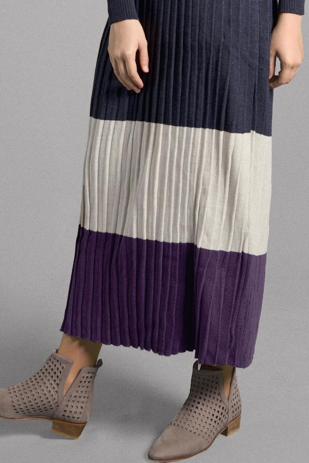 Vêtements hijab  PLEATED KNIT DRESS 734  - TRENDTESETTÜR