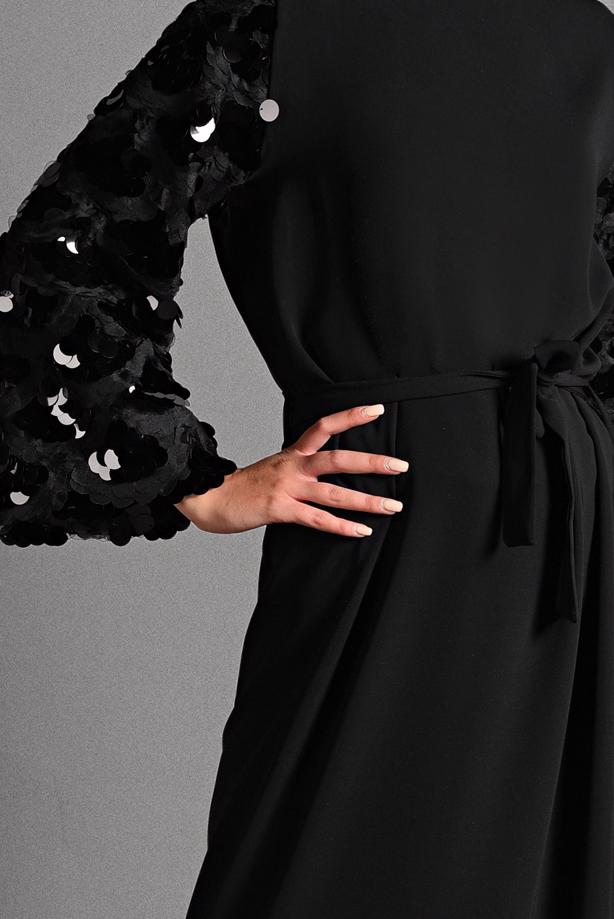 Vêtements hijab  SEQUINED DRESS 2621 - TRENDTESETTÜR