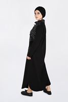 Vêtements hijab GRIS ROBE À SEQUINS À COL BOULE 2760 