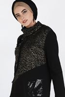 Vêtements hijab OR ROBE À SEQUINS À COL BOULE 2760 