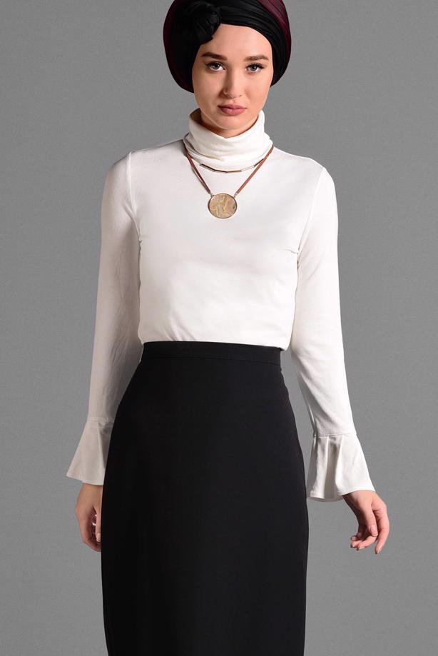 Vêtements hijab  HIGH WAIST TUBE SKIRT 9819  - TRENDTESETTÜR