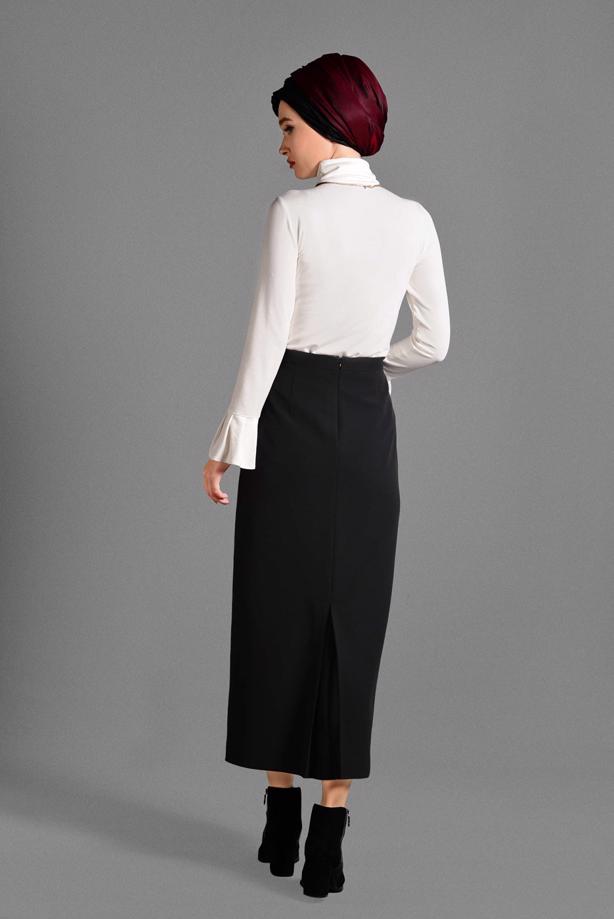 Vêtements hijab  HIGH WAIST TUBE SKIRT 9819  - TRENDTESETTÜR