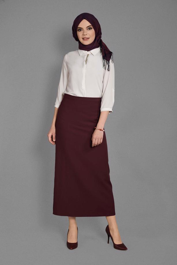 Vêtements hijab  HIGH WAIST TUBE SKIRT 9819  - TRENDTESETTÜR