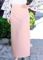Vêtements hijab POUDRE JUPE À HAUTE-TAILLE 9819 