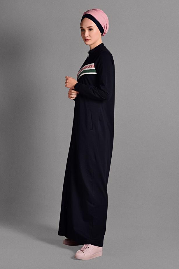 Tesettür giyim  FERMUARLI EŞOFMAN FERACE 0128  - TRENDTESETTÜR