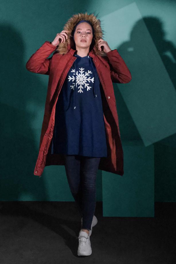 Vêtements hijab  BELTED PUFFER COAT 4502  - TRENDTESETTÜR