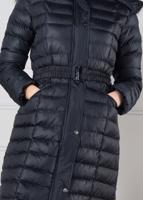 Tesettür giyim LACİVERT T 9711 Alvina Winter Safir Kaban