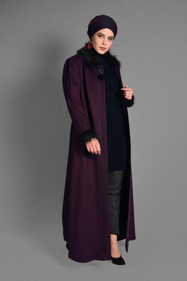 Vêtements hijab PRUNE CABAN À BOUTONNÉ 9755  - TRENDTESETTÜR