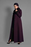 Vêtements hijab PRUNE CABAN À BOUTONNÉ 9755 