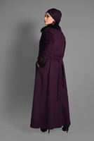 Vêtements hijab PRUNE CABAN À BOUTONNÉ 9755 