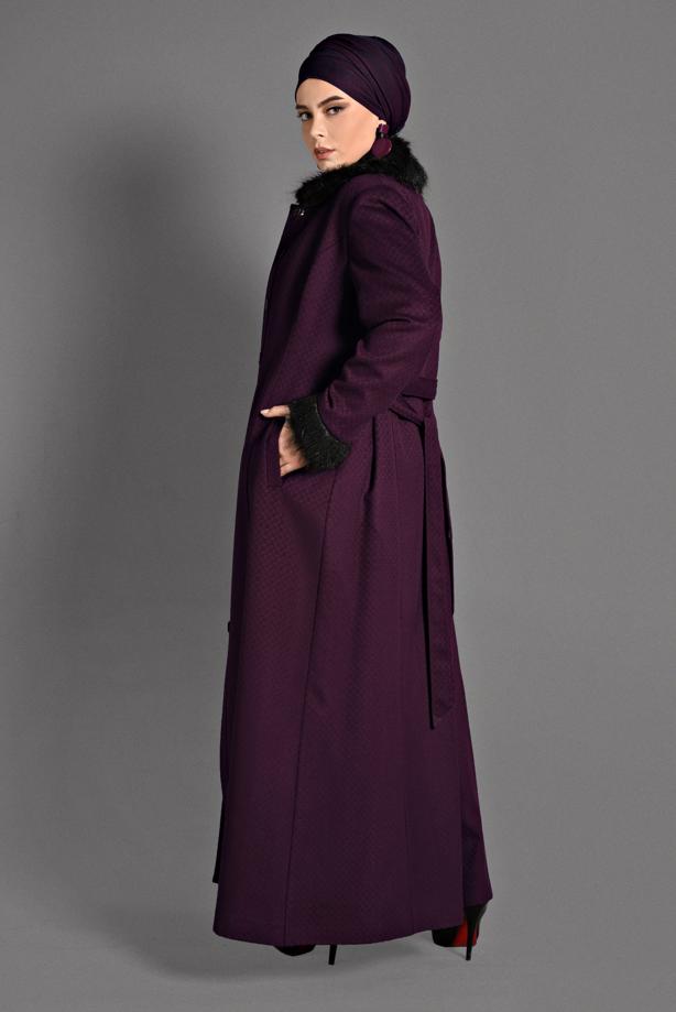 Vêtements hijab POURPRE CABAN À BOUTONNÉ 9755  - TRENDTESETTÜR